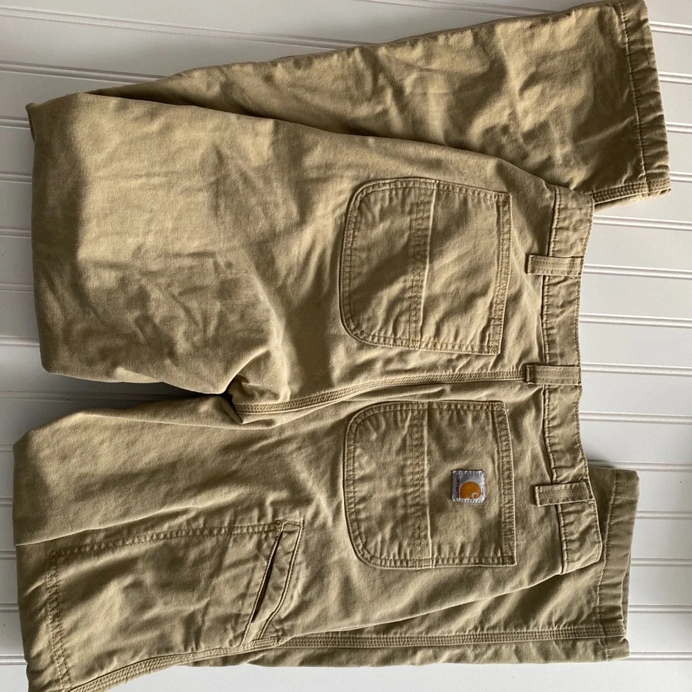 Carhartt Relaxed Fit Work Lined Winter Carpenter Pants Men's 32x36 RN#14806 - Picture 11 of 12